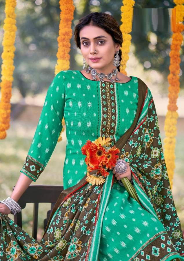 Gulnar 1001 Pashmina Jacquard Printed Fancy Casual Wear Dress Material Collection
